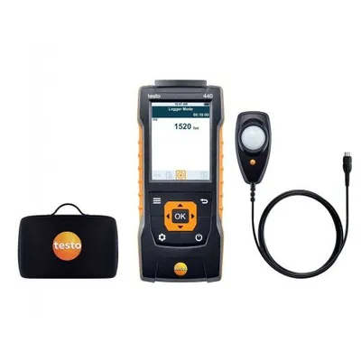 Testo 440 - Sada Lux pro měření intenzity osvětlen 0 až +100 000 Lux